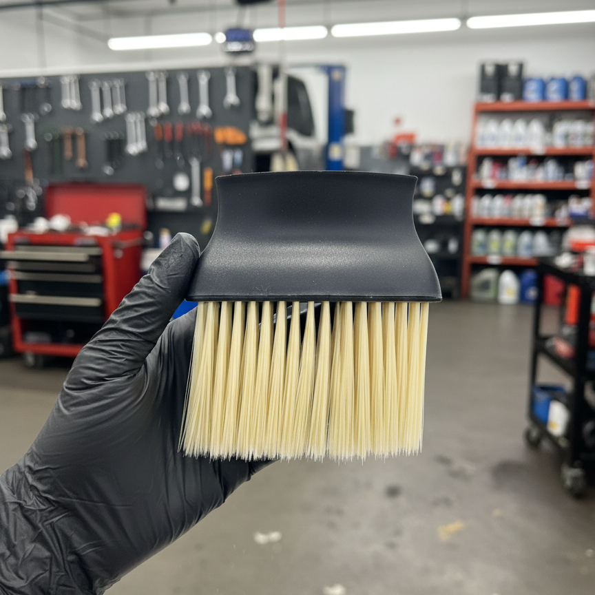 Car Interior Cleaning Brush Durable Quality Comfortable Grip