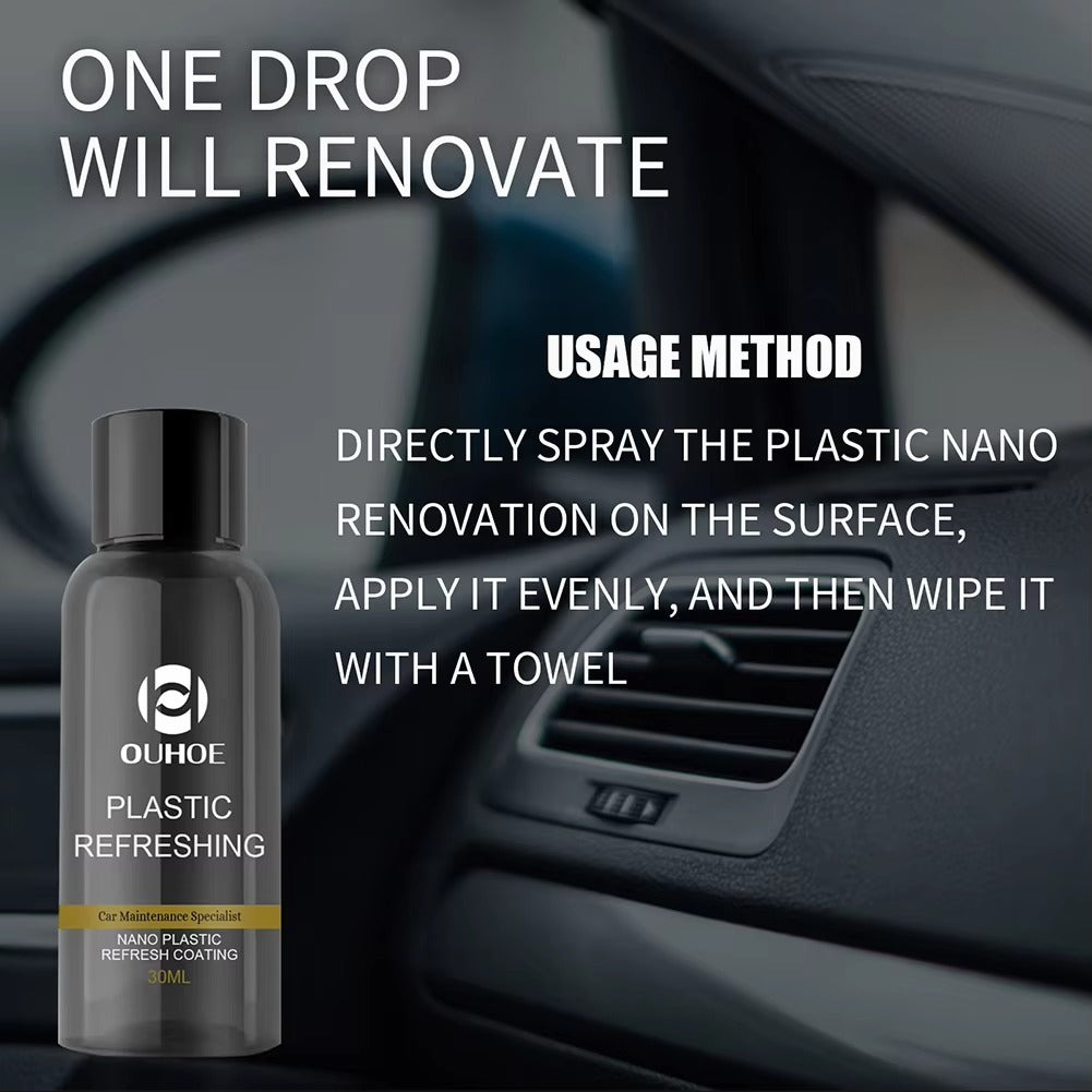 Ouhue Plastic Advanced Car Interior And Exterior Plastic Restorer